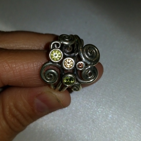 Pandora rings set with gemstones - Picture 3 of 6